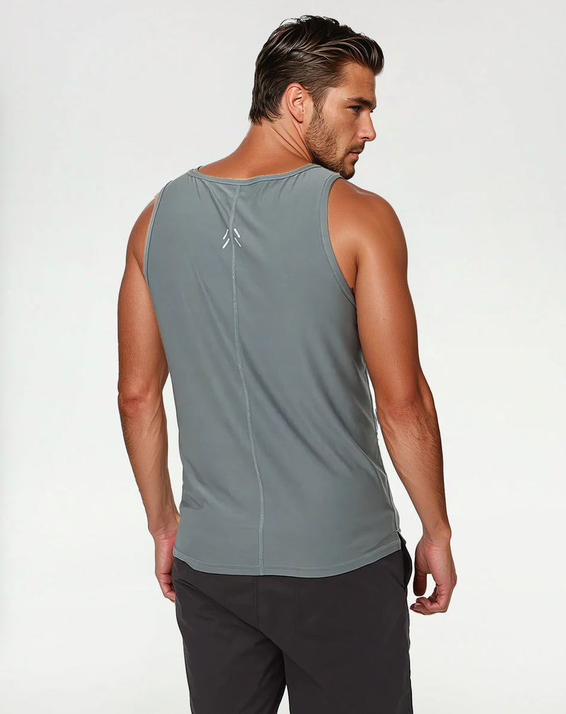 Green-Quick-dry-Scoop-Neck-Lightweight-Tank