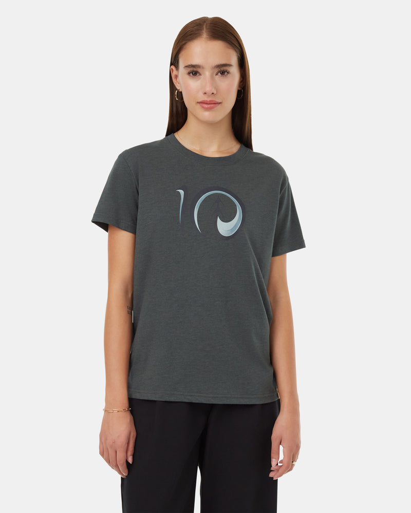 Green-Recycled-Polyester-Graphic-T-Shirt