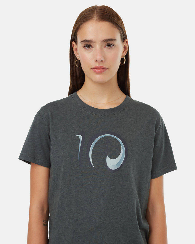 Green-Recycled-Polyester-Graphic-T-Shirt