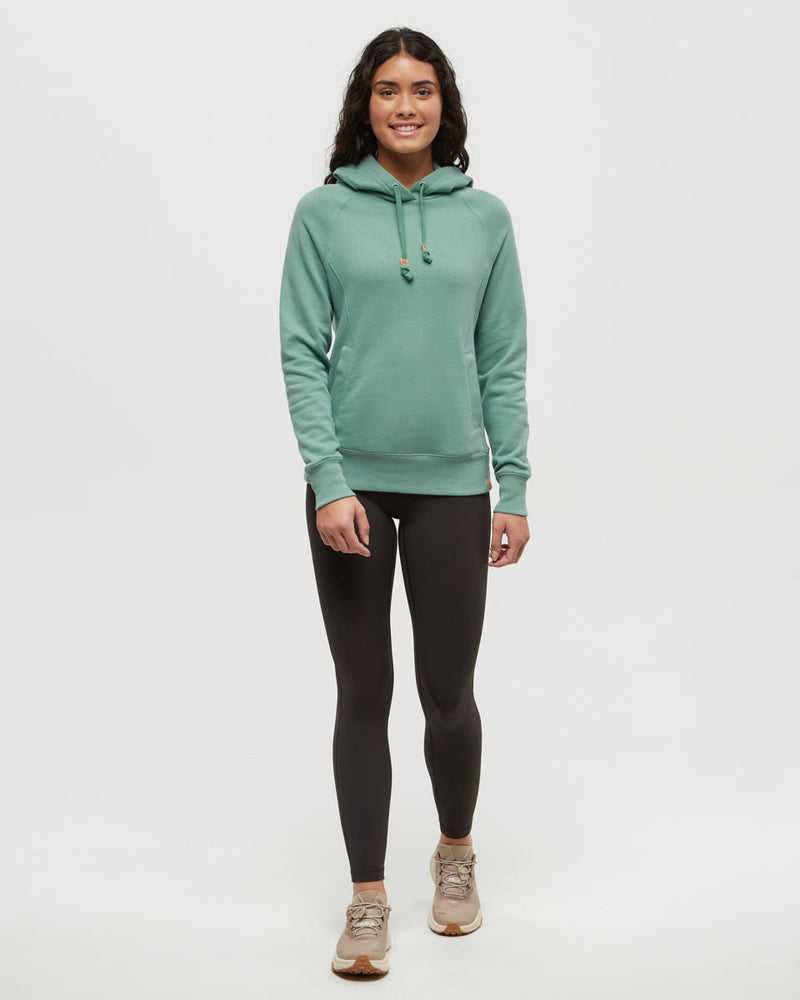 Green-Regular-Fit-Rib-Panel-Raglan-Hoodie