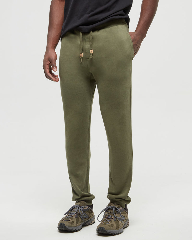 Green-Regular-Fit-Tapered-Leg-Jogger