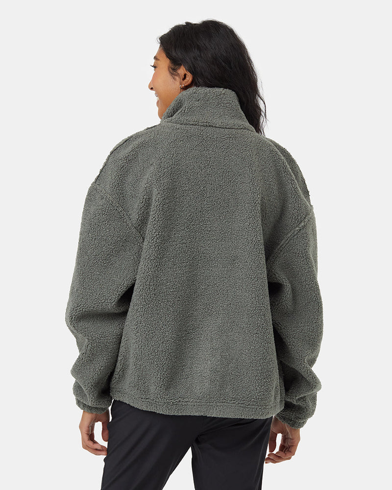 Green-Reversible-Mock-Neck-Zip-Up