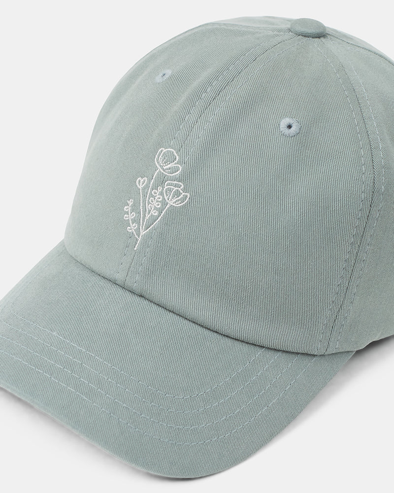 Green-TENCEL_-Twill-Low-Profile-Emroidered-Baseball-Cap