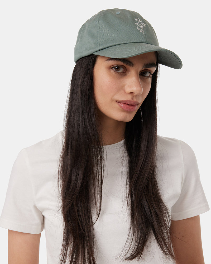 Green-TENCEL_-Twill-Low-Profile-Emroidered-Baseball-Cap