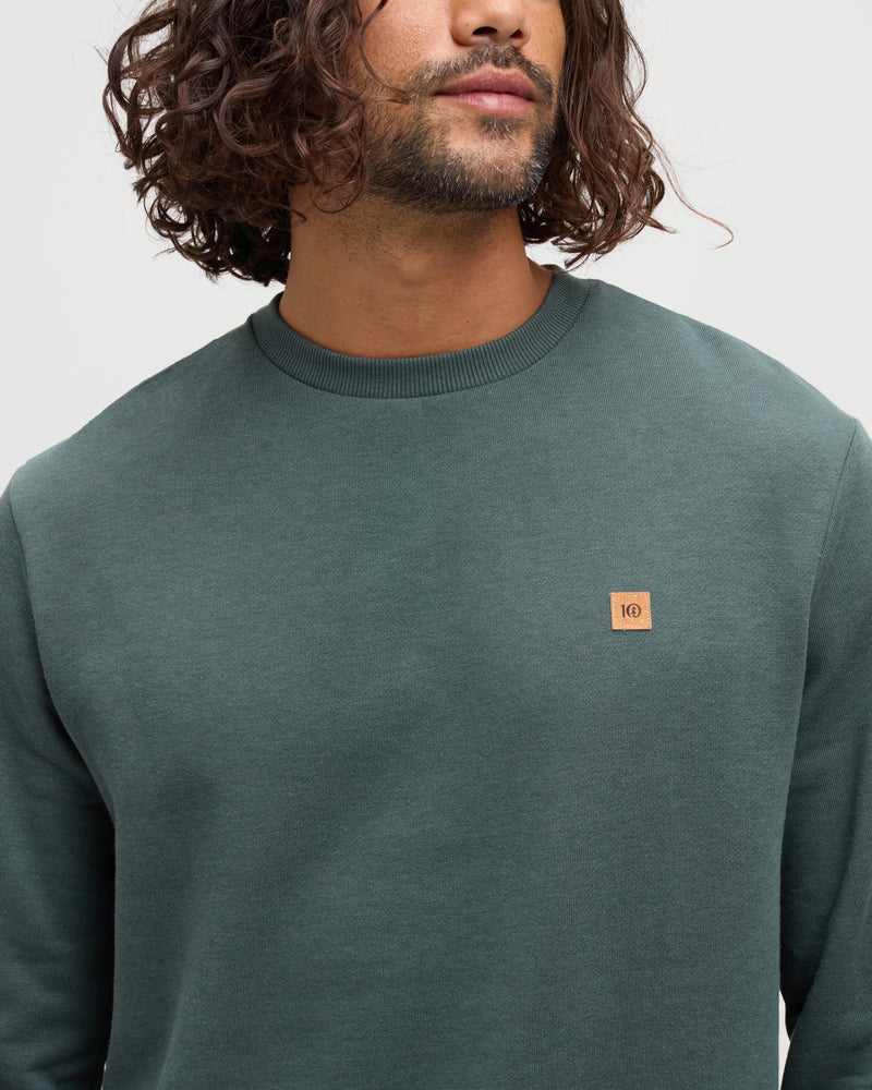 Green-TreeFleece-Classic-Crew
