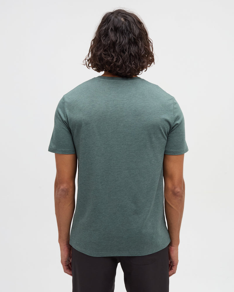 Green-Treeblend-Regular-Fit-Crew-Neck-T-shirt