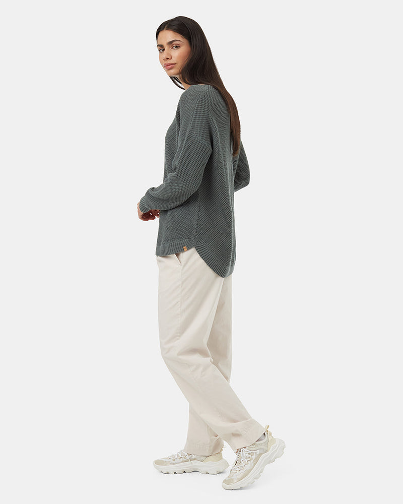 Green-Womens-Organic-Cotton-Knit-Sweater