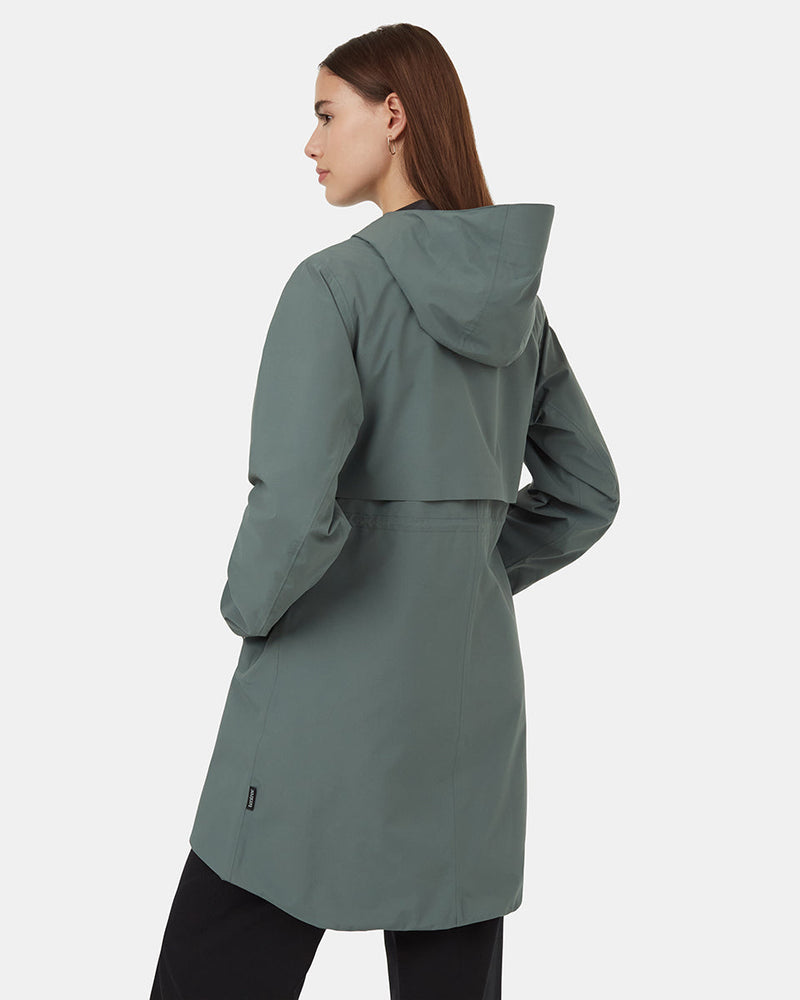 Green-Womens-Recycled-Polyester-Rain-Jacket
