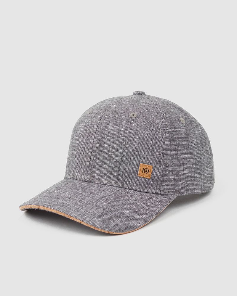 Grey-6-PanelMedium-Profile-Baseball-Cap