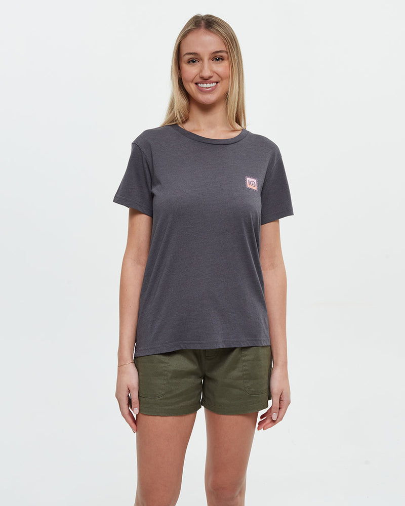 Grey-Crew-Neck-Graphic-Shortsleeve-T-Shirt