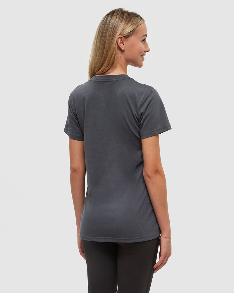 Grey-Crew-Neck-Graphic-Shortsleeve-T-Shirt