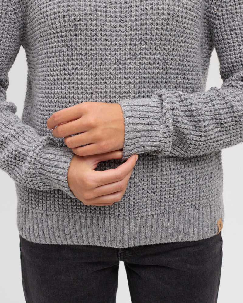 Grey-Highline-Nep-Crew-Sweater