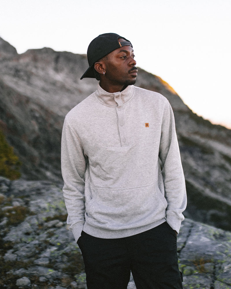 Grey-Men_s-_-Snap-TreeFleece-Sweatshirt