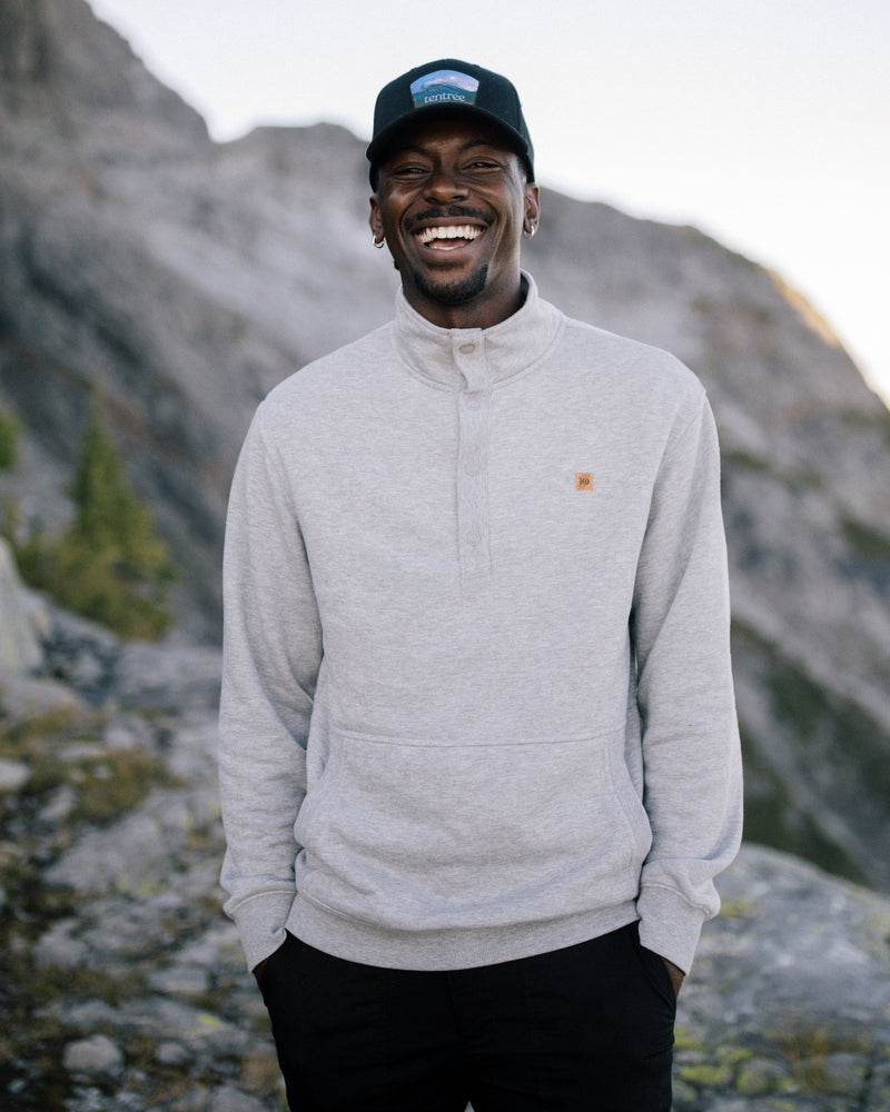 Grey-Men_s-_-Snap-TreeFleece-Sweatshirt