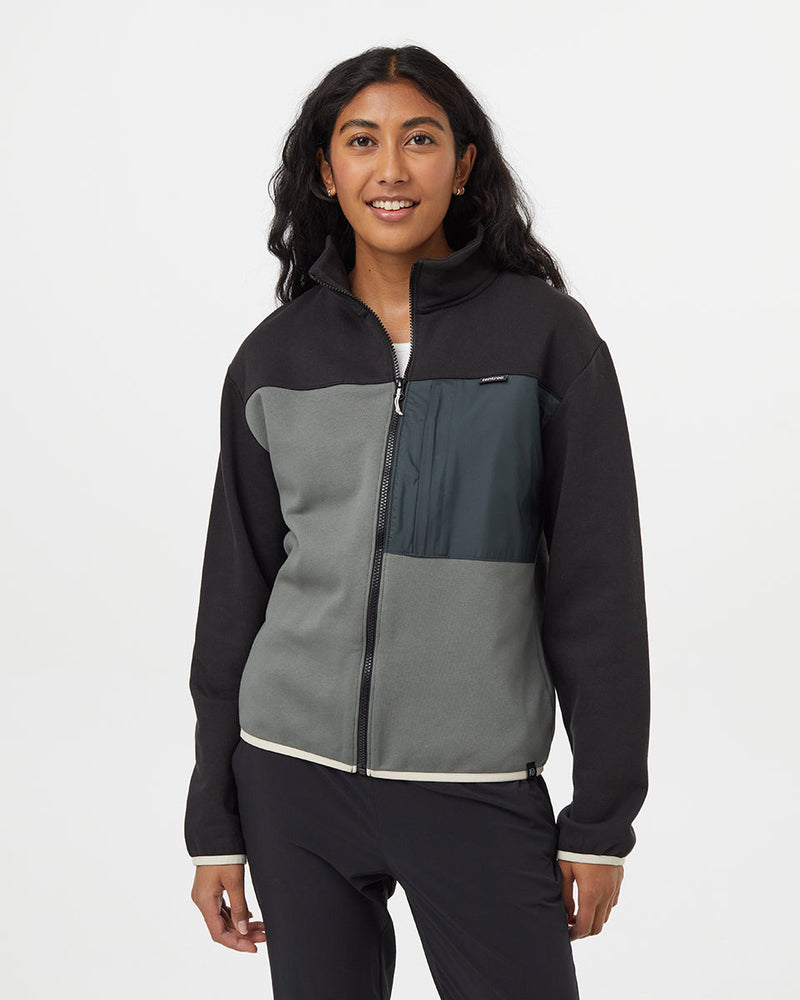 Multi-Mock-Neck-Color-Block-Fleece-Zip-Up