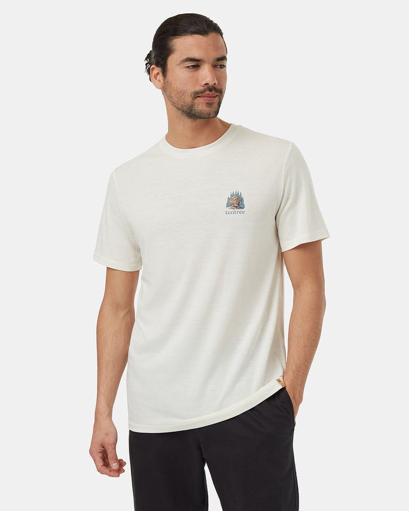 Oatmeal-Crew-Neck-Graphic-Shortsleeve-T-Shirt