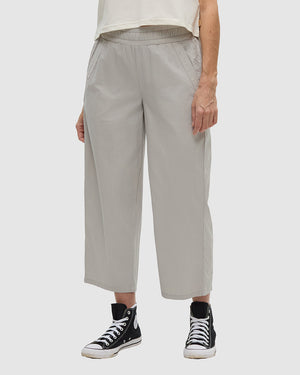 Oatmeal-Cropped-Straight-Fit-Organic-Cotton-Pant *Model is 5’8”, wearing size S/4