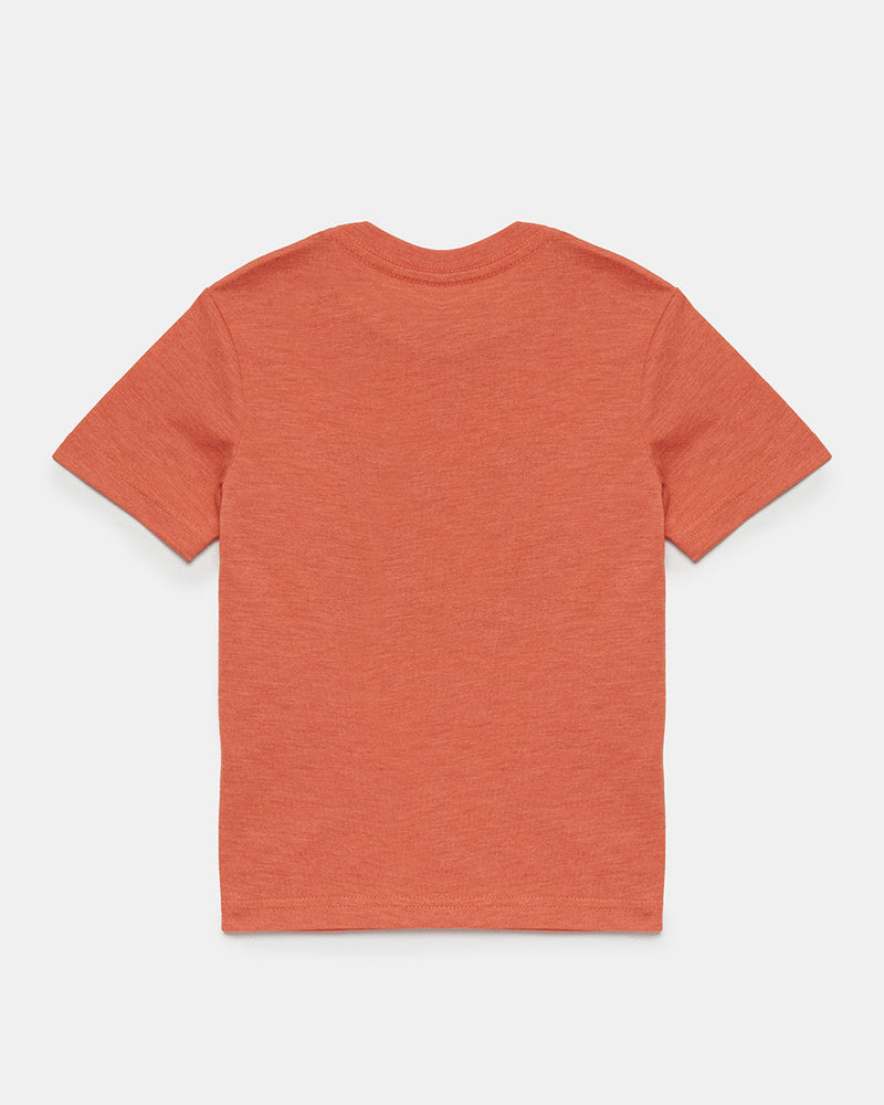 Orange-Eco-Friendly-Crew-Neck-Graphic-T-Shirt