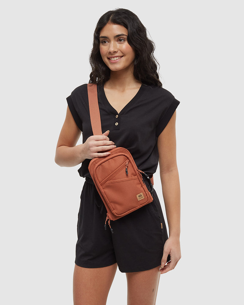 Orange-Sustainable-Water-Repellent-Crossbody-Bag