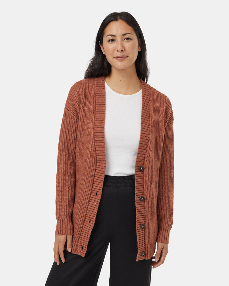 Orange-Women_s-Oversized-Long-Wool-Cardigan