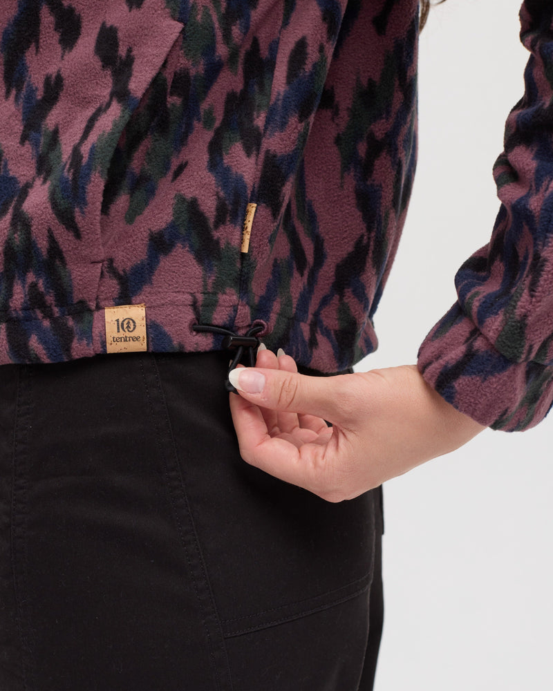 Purple-Recycled-Polyester-Mock-Neck-Full-Zip