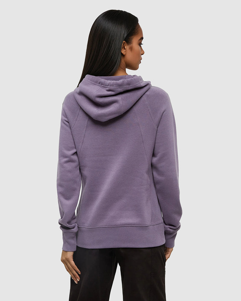 Purple-Regular-Fit-Rib-Panel-Raglan-Hoodie