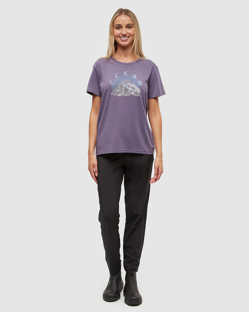 Purple-Relax-Printed-Graphic-TreeBlend-T-Shirt