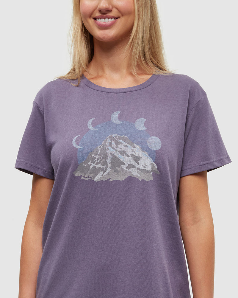 Purple-Relax-Printed-Graphic-TreeBlend-T-Shirt