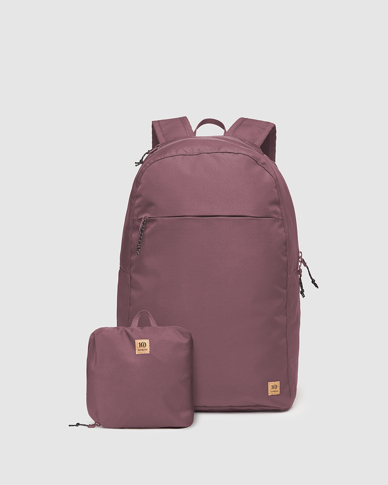 Purple-Sustainable-Water-Repellent-Backpack