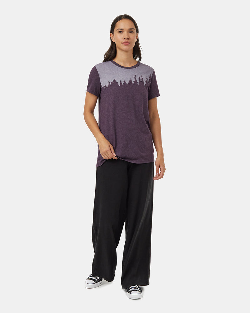 Purple-Tree-Graphic-Crew-Neck-T-Shirt