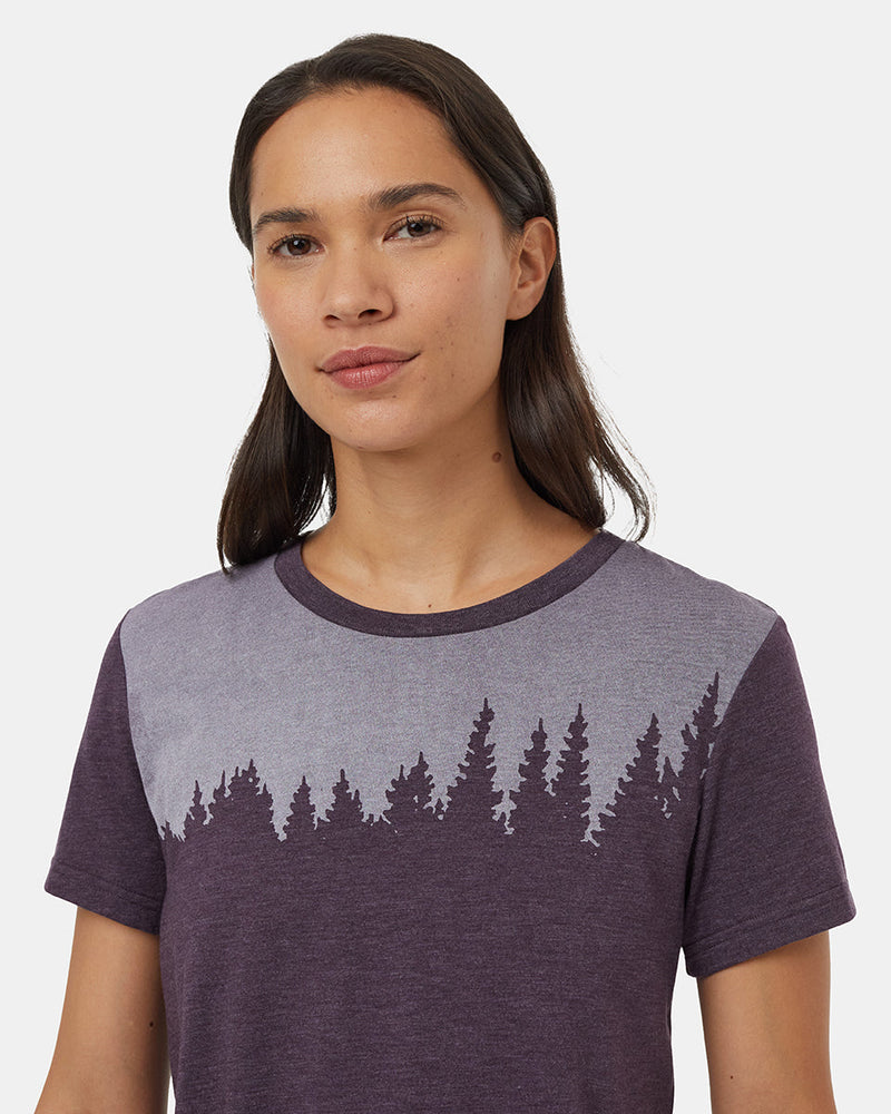 Purple-Tree-Graphic-Crew-Neck-T-Shirt