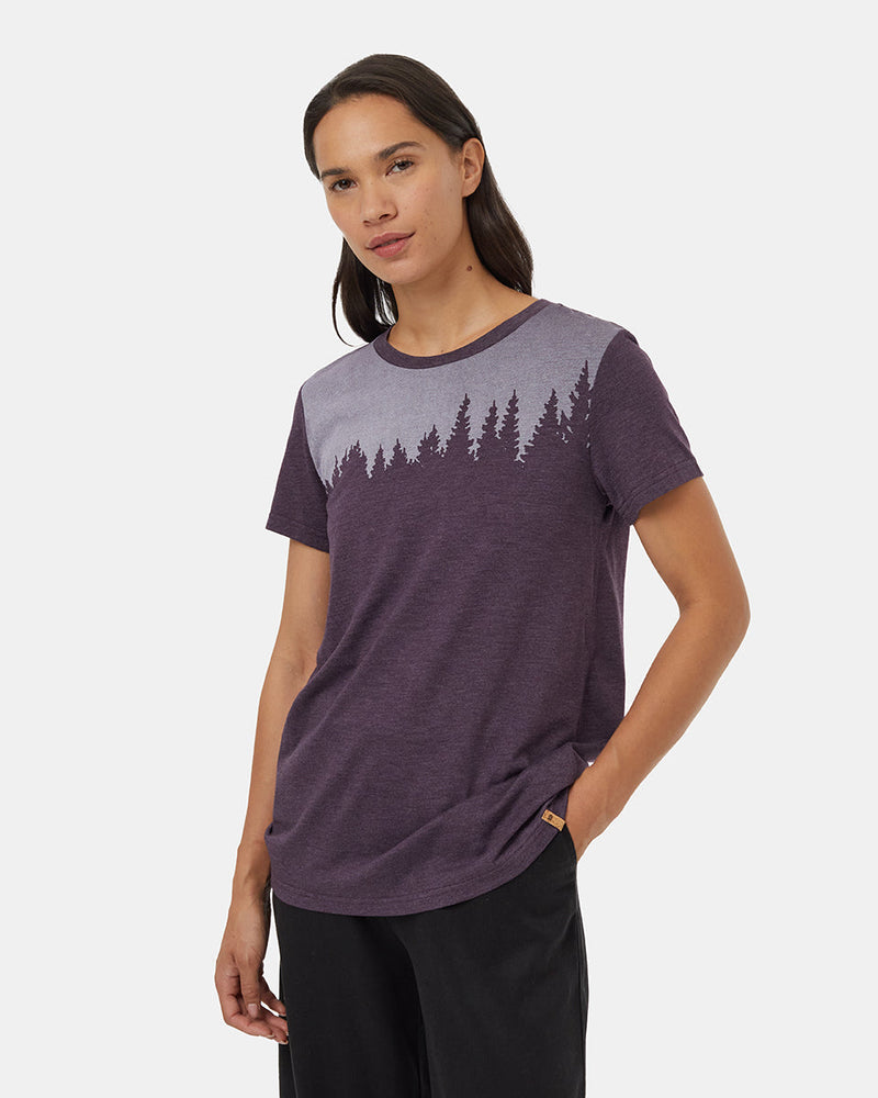 Purple-Tree-Graphic-Crew-Neck-T-Shirt