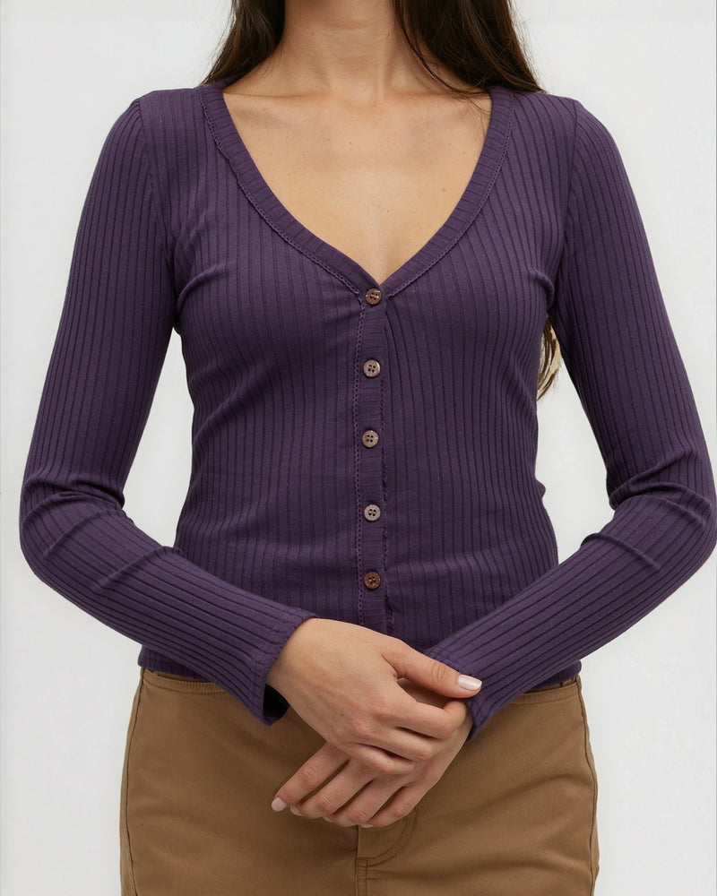 Purple-Women_s-Button-Long-sleeve
