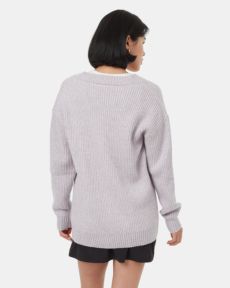 Purple-Women_s-Oversized-Long-Wool-Cardigan