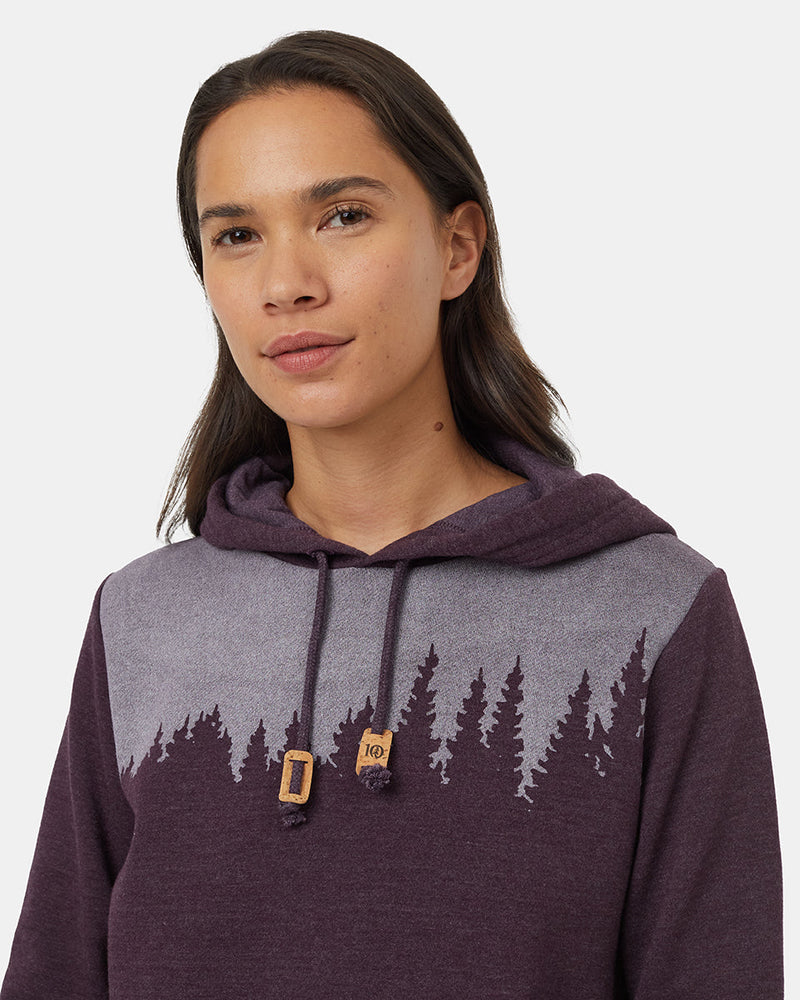 Purple-Womens-Graphic-Pullover-Hoodie
