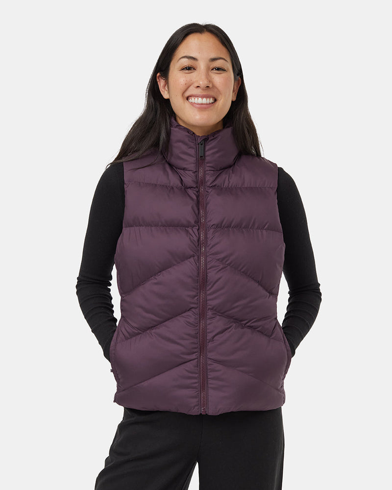 Purple-Womens-Recycled-Polyester-Insulated-Puffer-Vest