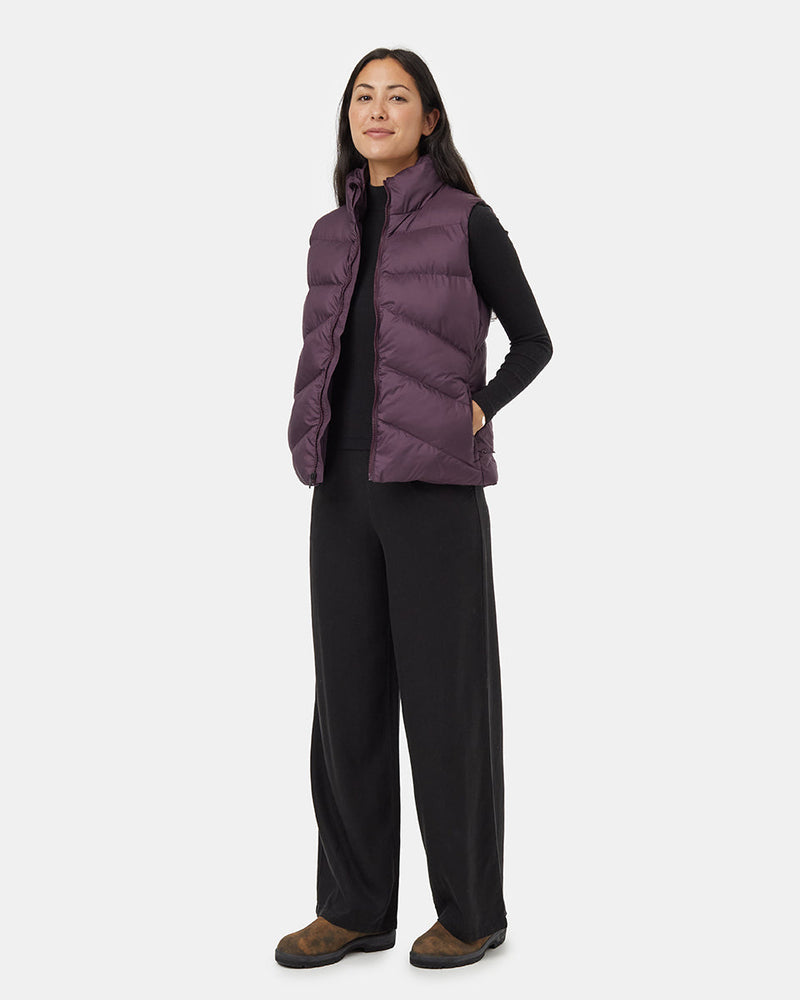 Purple-Womens-Recycled-Polyester-Insulated-Puffer-Vest