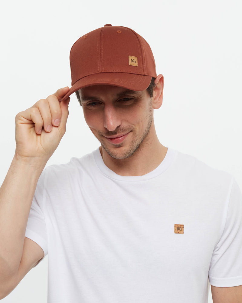 Red-Adjustable-Cork-Baseball-Cap