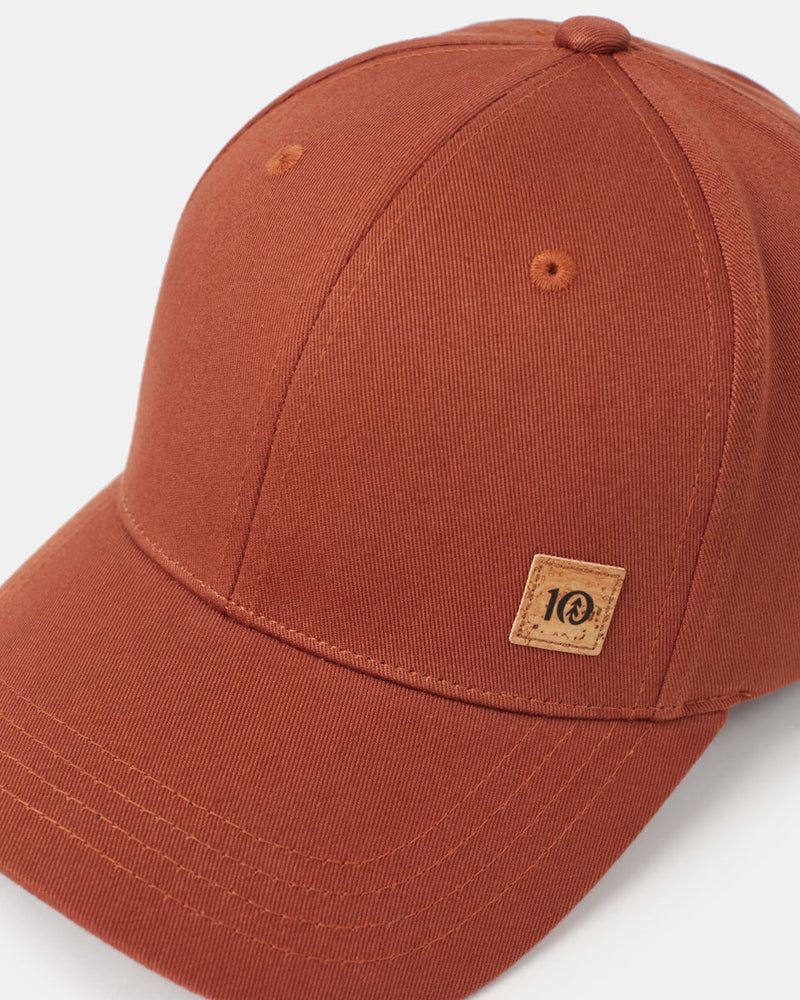 Red-Adjustable-Cork-Baseball-Cap