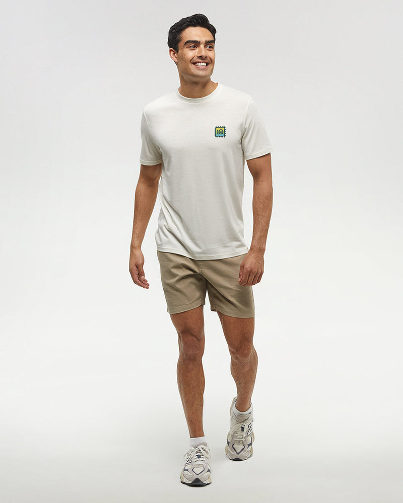 White-Crew-Neck-Graphic-Shortsleeve-T-Shirt