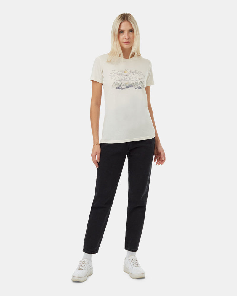 White-Crew-Neck-Graphic-Shortsleeve-T-Shirt