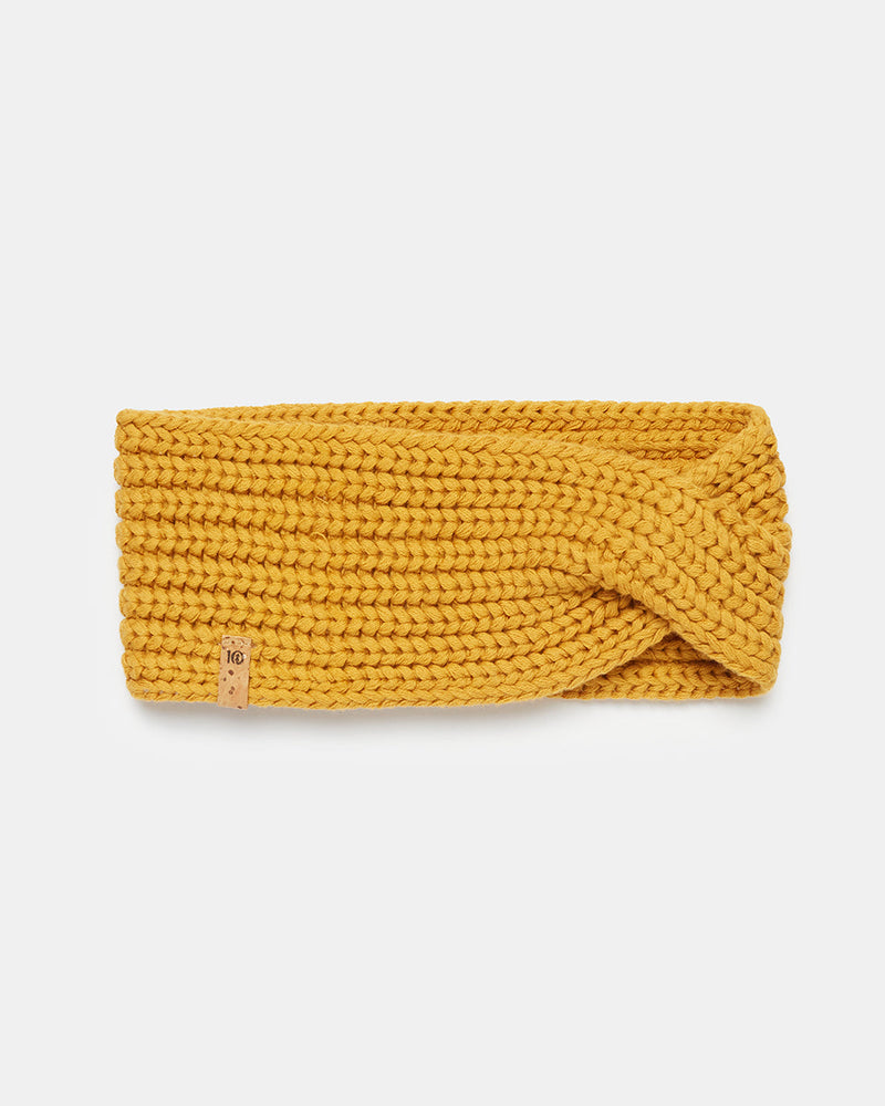 Yellow-Organic-Cotton-Knit-Hair-Bandeau