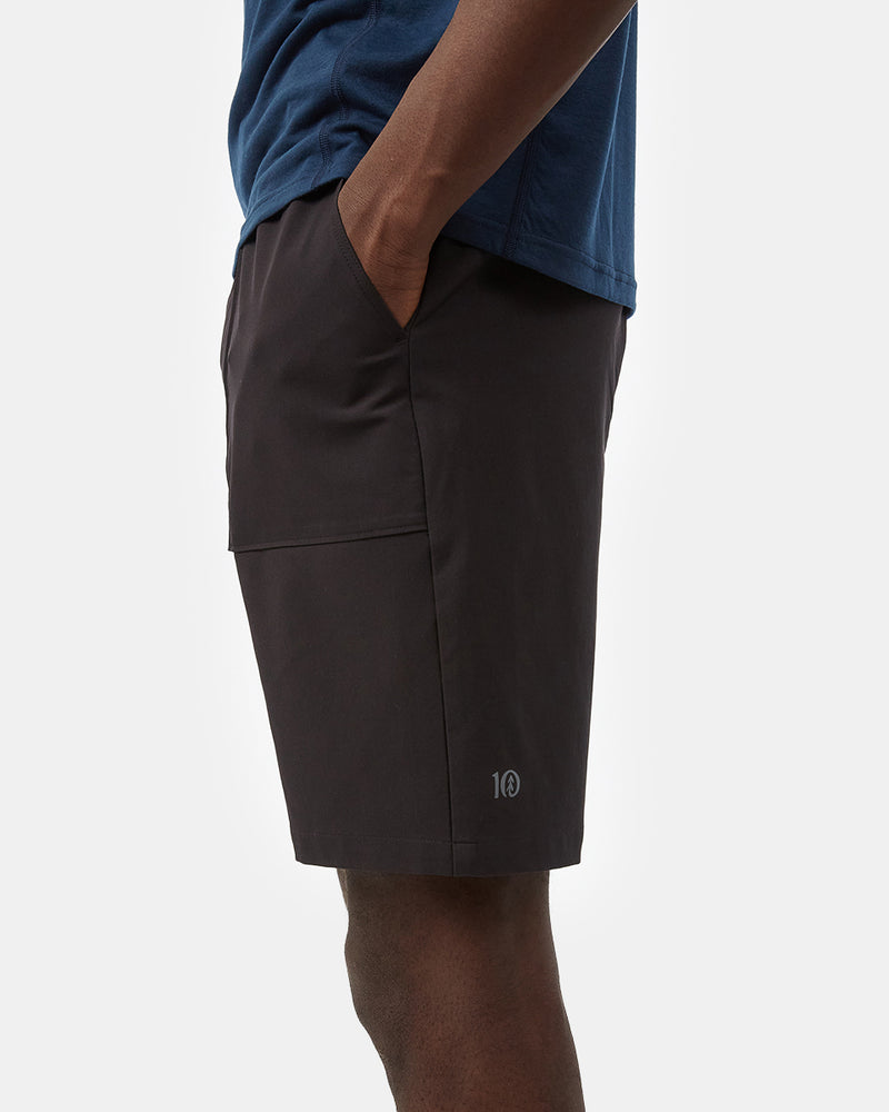 Black Men's Sports Shorts