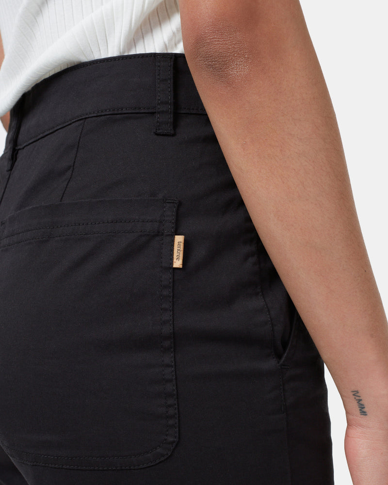 Black Women's High Rise Short