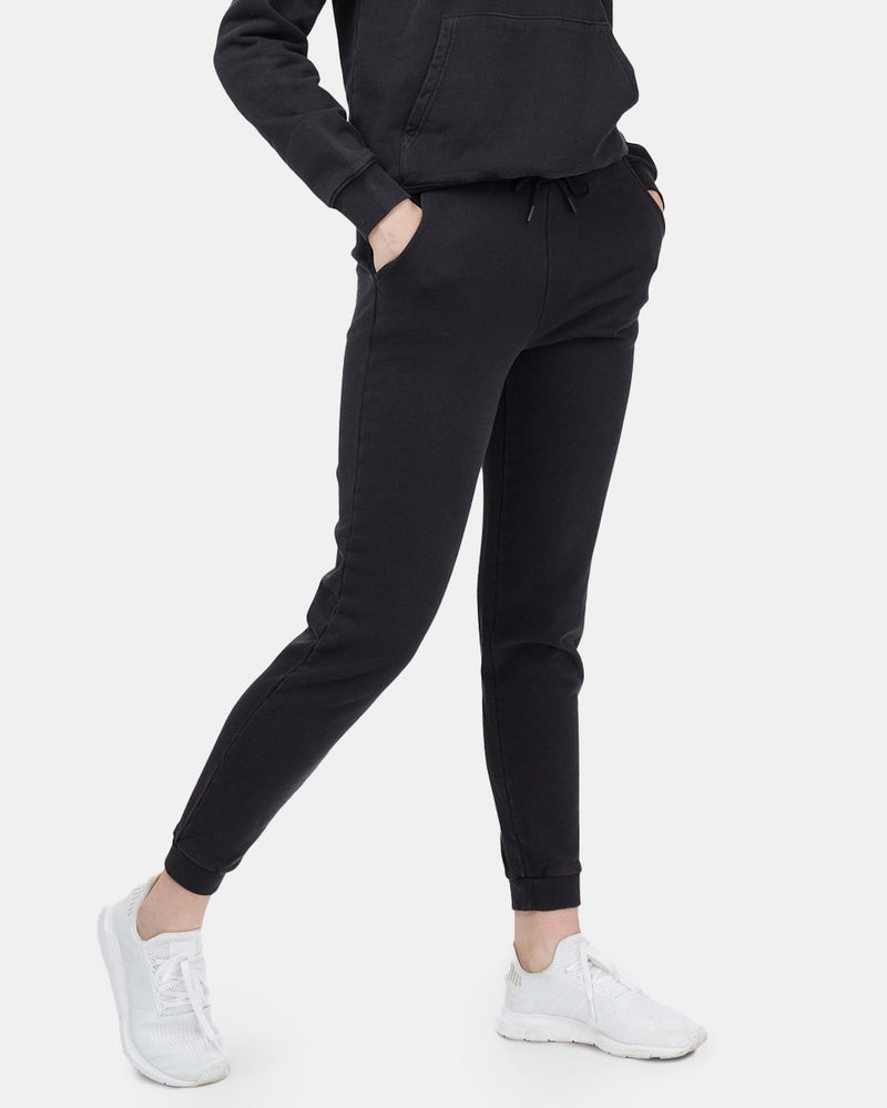 Black Women's Organic Cotton Joggers