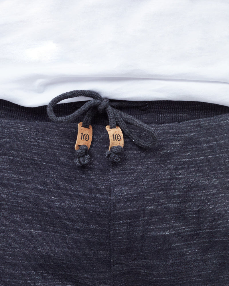 Black Men's Organic Cotton Joggers