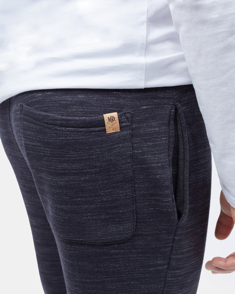 Black Men's Organic Cotton Joggers