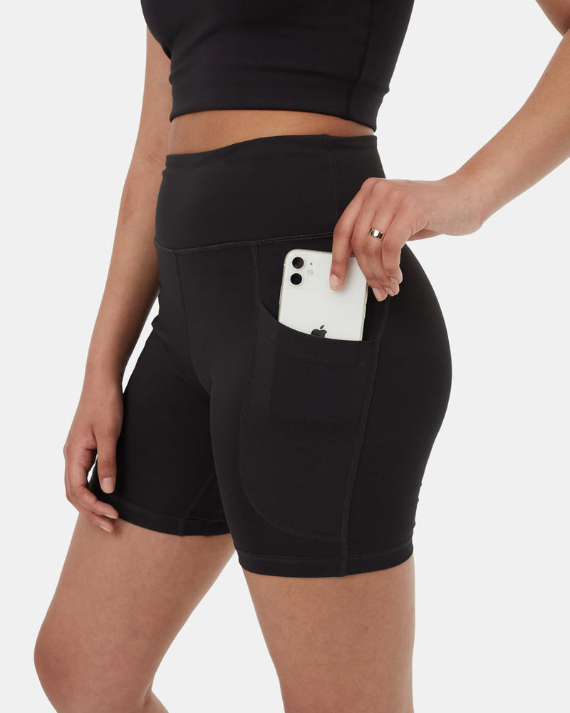 Black Women's Bike Shorts