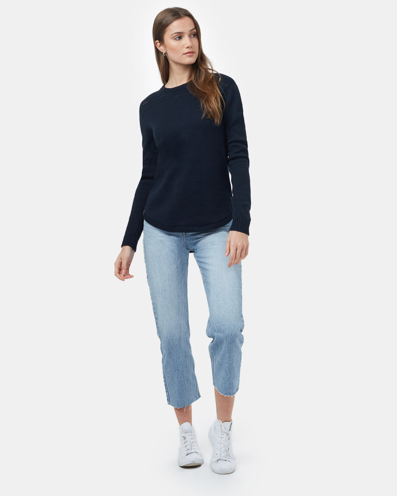 Blue Women's Wool Knit Jumper 