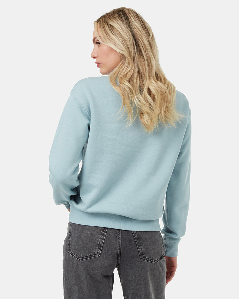 Blue-Womens-Fleece-Long-Sleeve-Sweatshirt